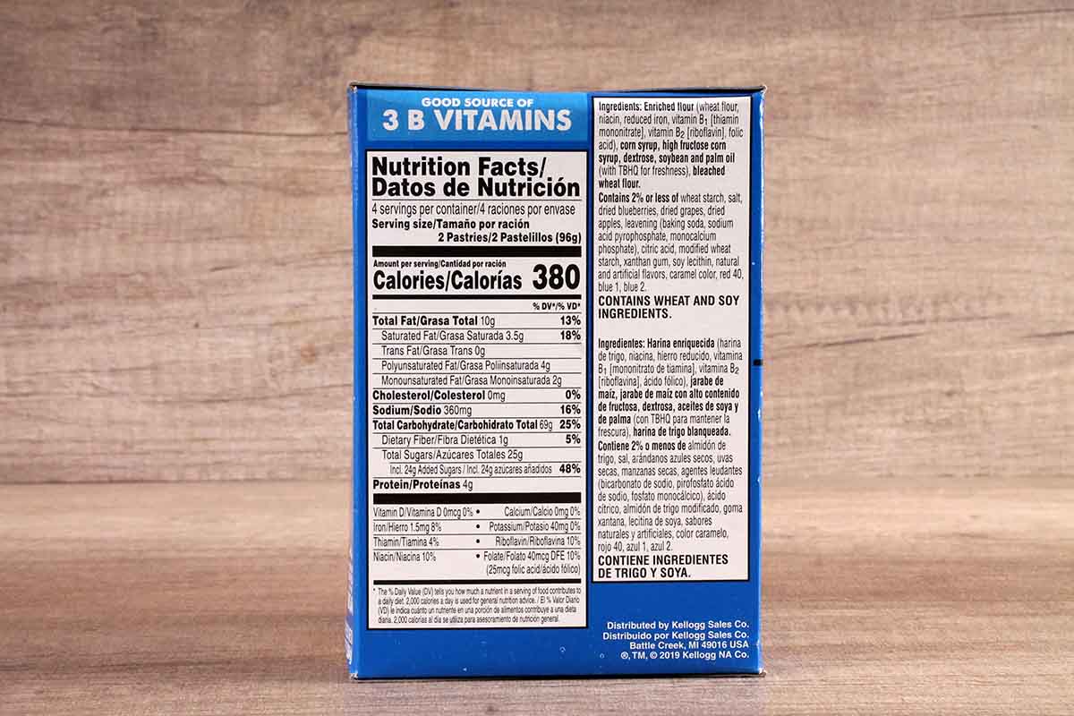 Pop Tarts Frosted Blueberry Cookies 384 Gm