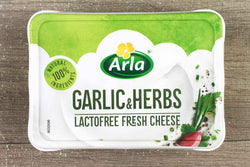 ARLA GARLIC & HERBS LACTOFREE FRESH CHEESE 200