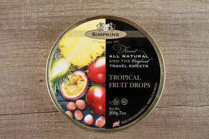 Simpkins Tropical Fruit Drops 200 Gm