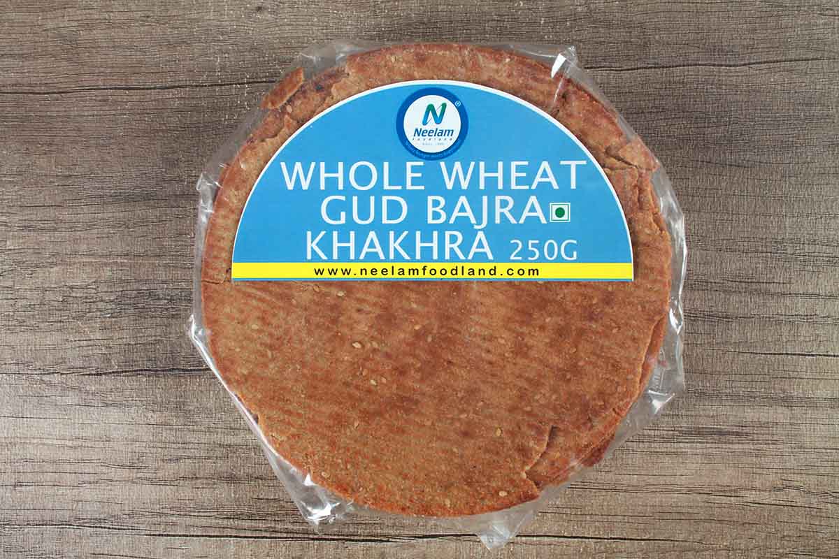 Whole Wheat Gud Bajra Khakhra 250 Gm