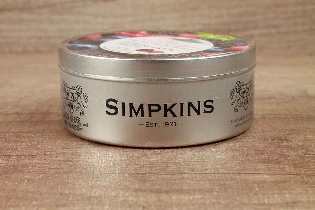 Simpkins Sugar And Gluten Free Forest Fruit Drops 175 Gm