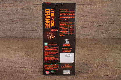 Amul Tropical Orange Finest Cocoa Beans Chocolate 150 Gm