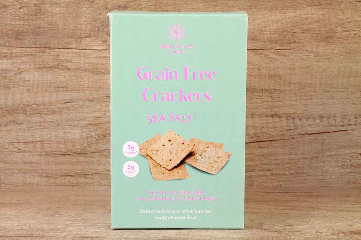Atmosphere Grain Free Crackers Sea Salt 120 Gm