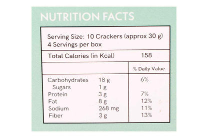 Atmosphere Grain Free Crackers Sea Salt 120 Gm