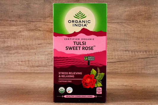 Organic India Tulsi Sweet Rose Tea 25 Bag 40 Gm