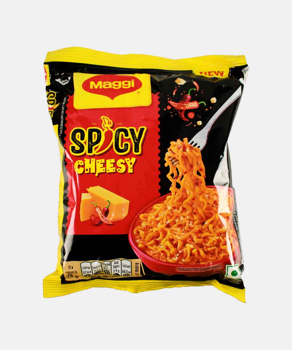 Maggi Spicy Cheesy Noodles 76 Gm