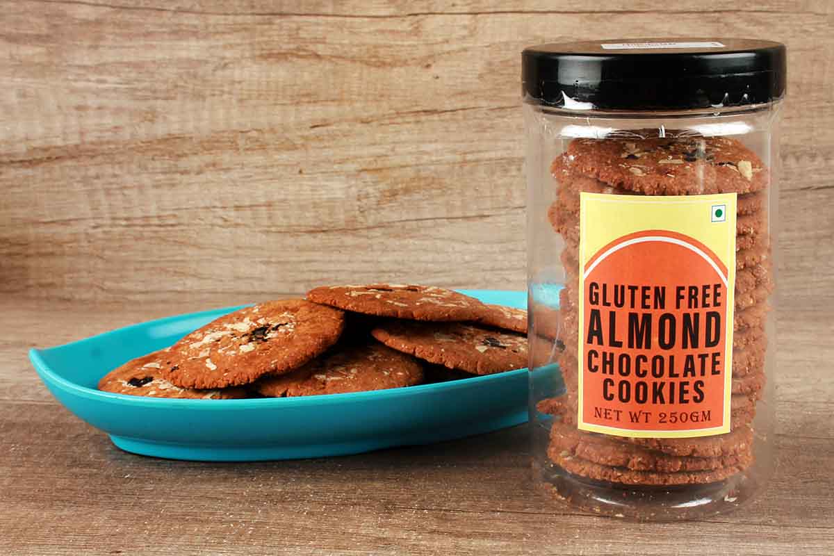 Gluten Free Almond Chocolate Biscuits 250 Gm