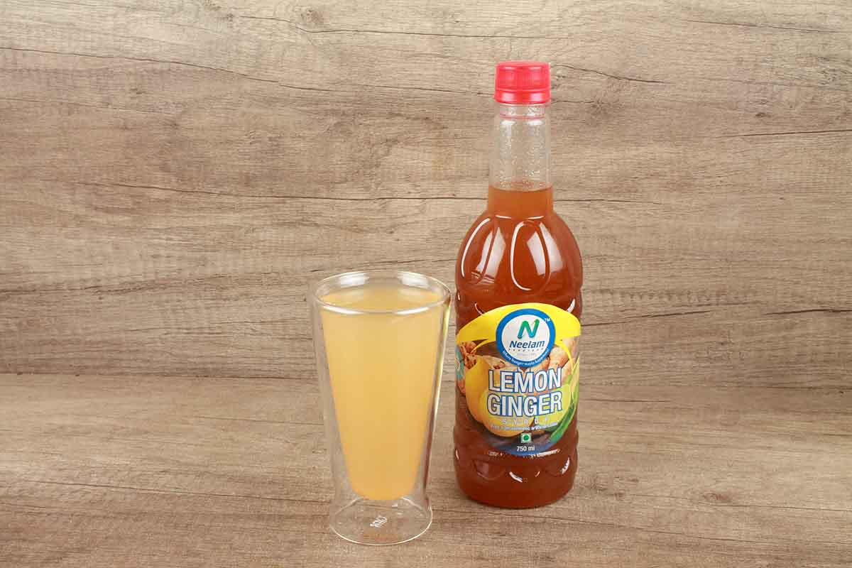 Home Made Ginger Lemon Syrup 750 Ml