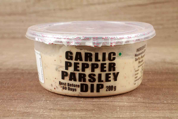 garlic pepper parsley dip 200