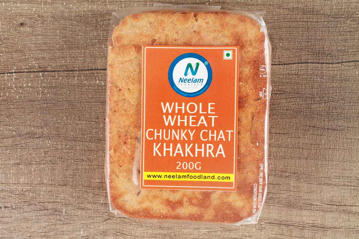 Whole Wheat Chunky Chat Khakhra Mobile 200 Gm