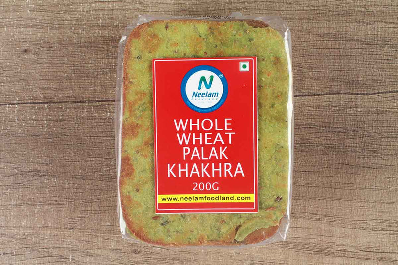 whole wheat palak khakhra mobile 200 gm