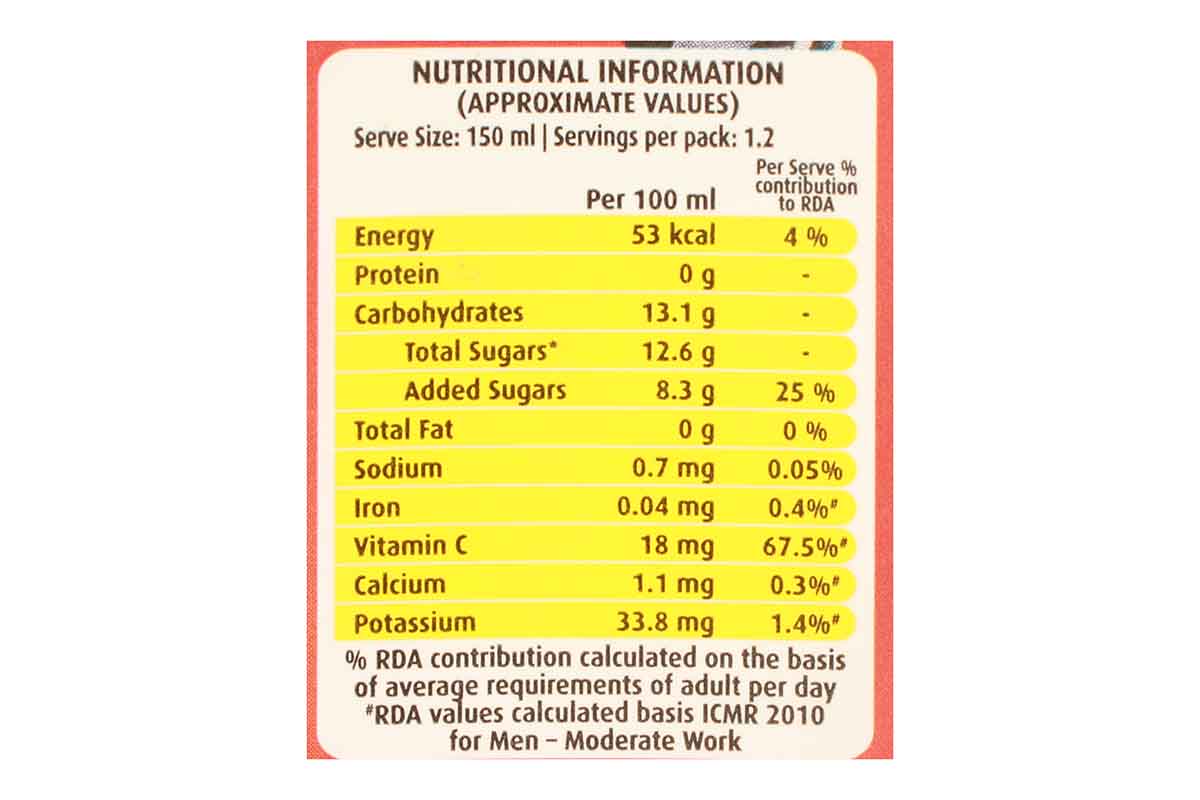 Real Mixed Fruit Juice 180 Ml