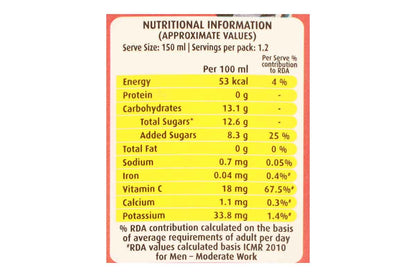 Real Mixed Fruit Juice 180 Ml