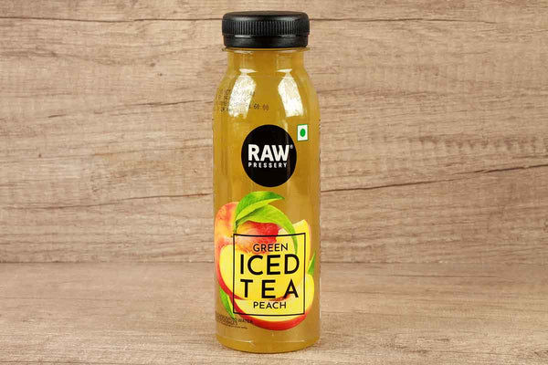 RAW PRESSERY GREEN ICE PEACH TEA 250
