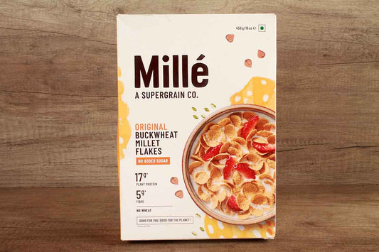 Mille Original Buckwheat Millet Flakes No Added Sugar 450 Gm