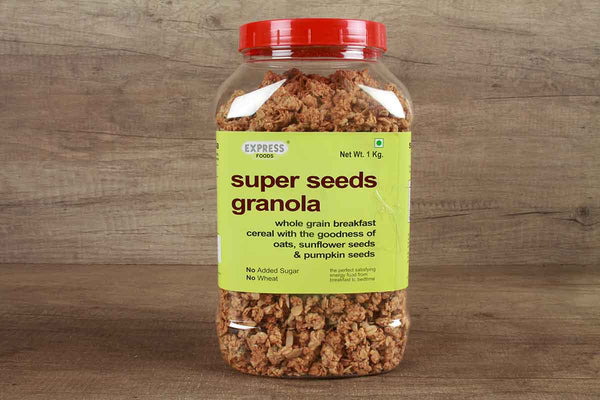 express foods super seeds granola cereal 1 kg
