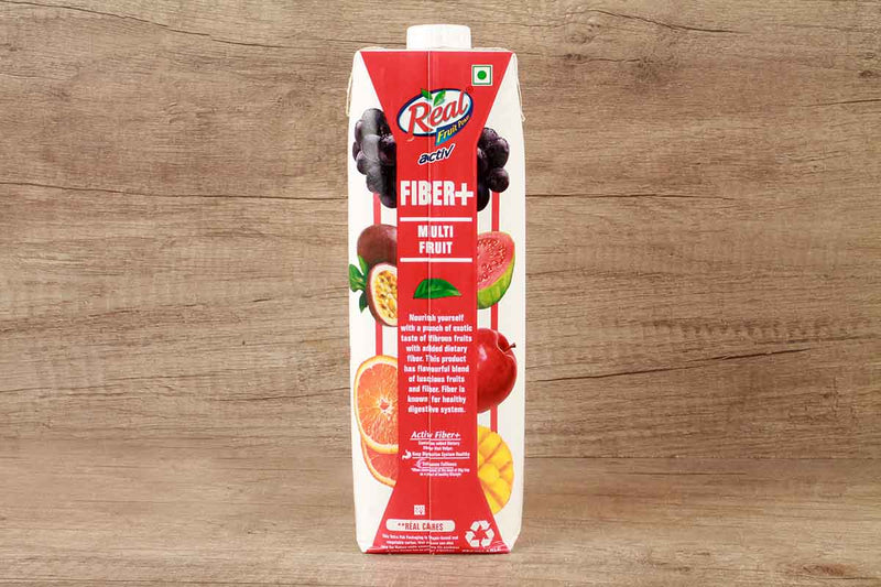 rear active no added sugar fiber+ multi fruit juice 1 ltr