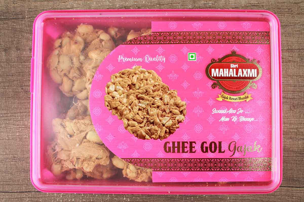 mahalaxmi ghee gol gajak chikki 400