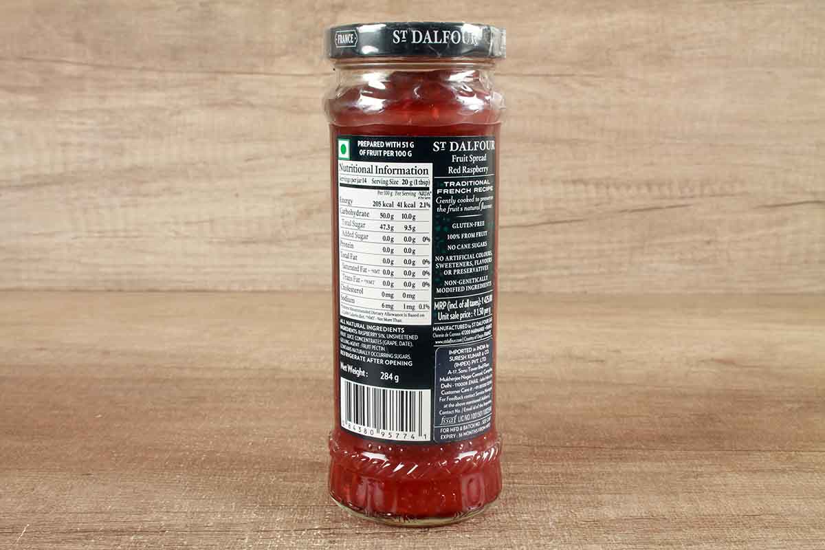 St Dalfour Raspberry Jam 284 Gm