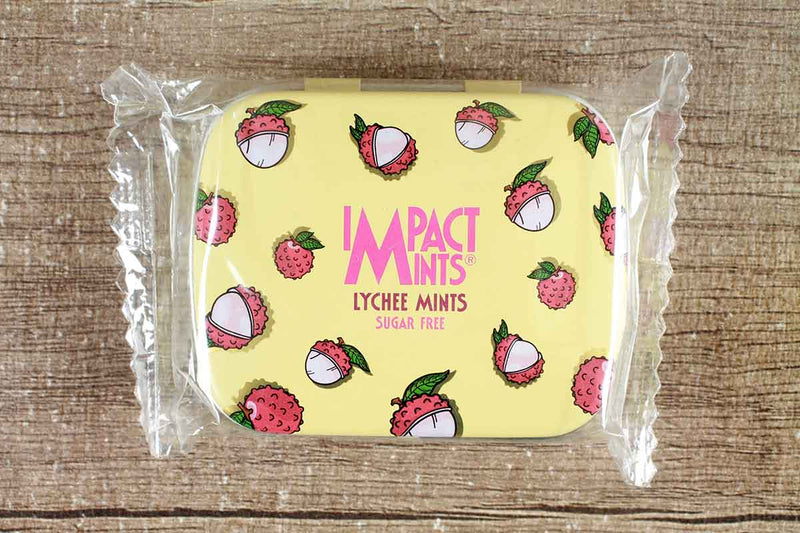 impact mints sugar free lychee mints 14