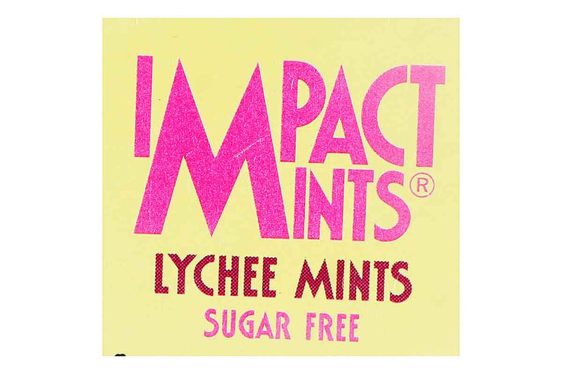 impact mints sugar free lychee mints 14