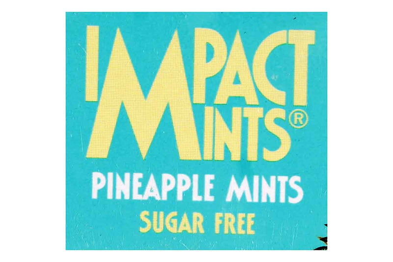 impact mints sugar free pineapple mints 14