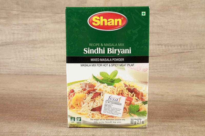 shan sindhi biryani masala powder 60