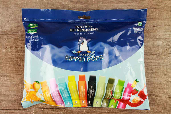 sippin frozen pops 10 pc 550 gm