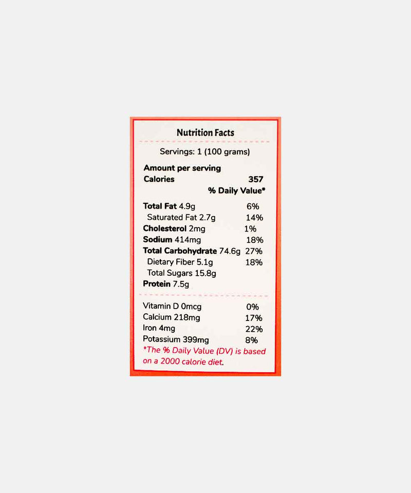 TREATFULLY YOURS CHOCOLATE CHIP PANCAKE MIX 160