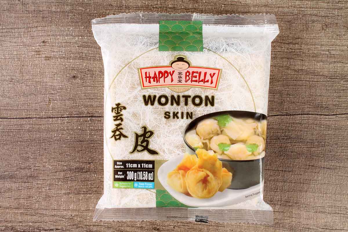 Happy Belly Wonton Skin 300 Gm