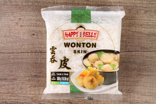 Happy Belly Wonton Skin 300 Gm