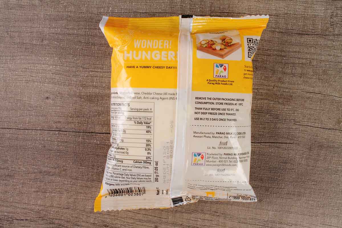 Go Mozzarella Cheese Blend 200 Gm