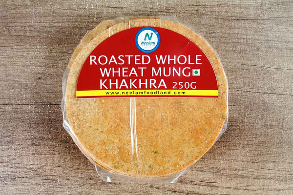 ROASTED WHOLE WHEAT MOONG KHAKHRA 250