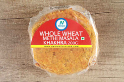 whole wheat methi masala khakhra mini 200