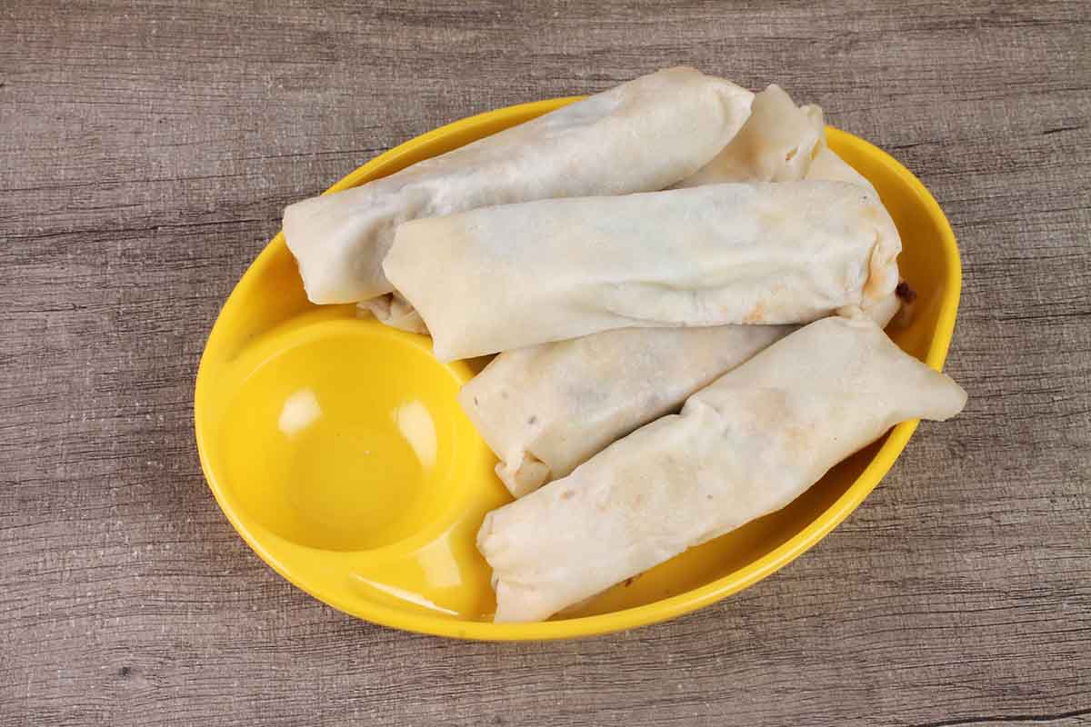 Cheese Paneer Carrot Roll 5 Pcs