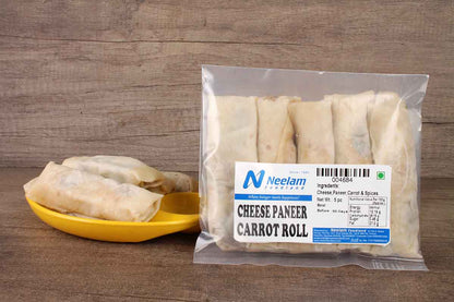Cheese Paneer Carrot Roll 5 Pcs