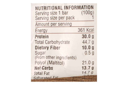 Rite Bite Max Protein Choco Almond Bar 100 Gm
