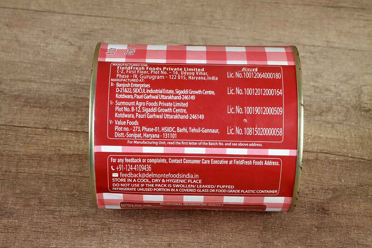 Del Monte Foodcraft Red Cherries 840 Gm