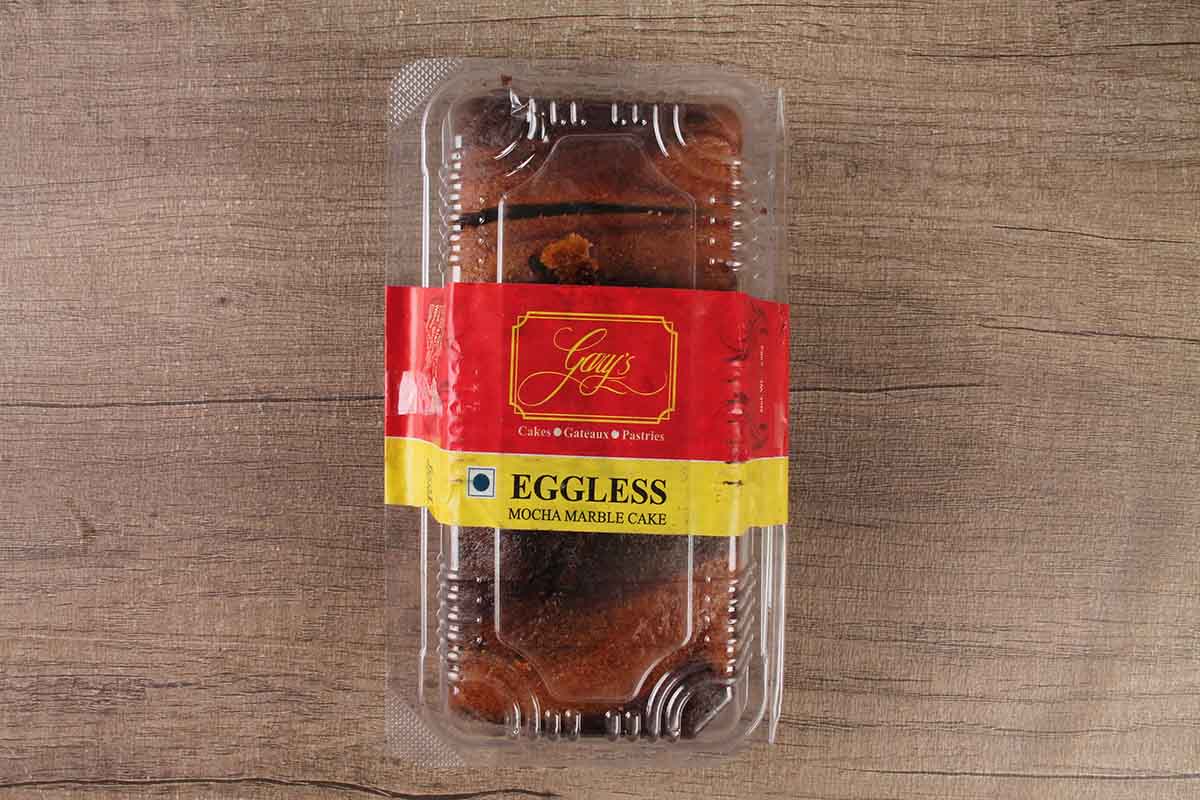 Garys Eggless Mocha Marble Cakes 250 Gm