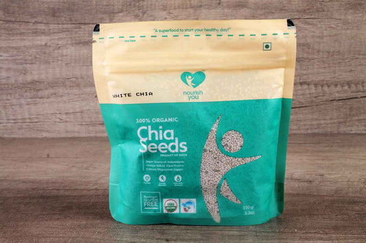 Nourish You White Chia Seeds 150 Gm