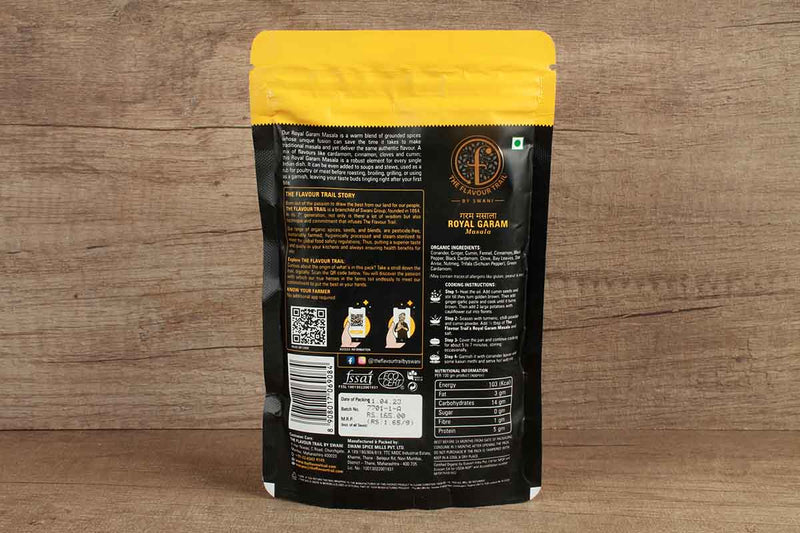 THE FLAVOUR TRAIL ORGANIC ROYAL GARAM MASALA 100