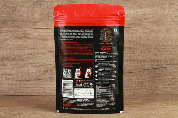 THE FLAVOUR TRAIL ORGANIC TANDOORI MASALA 100