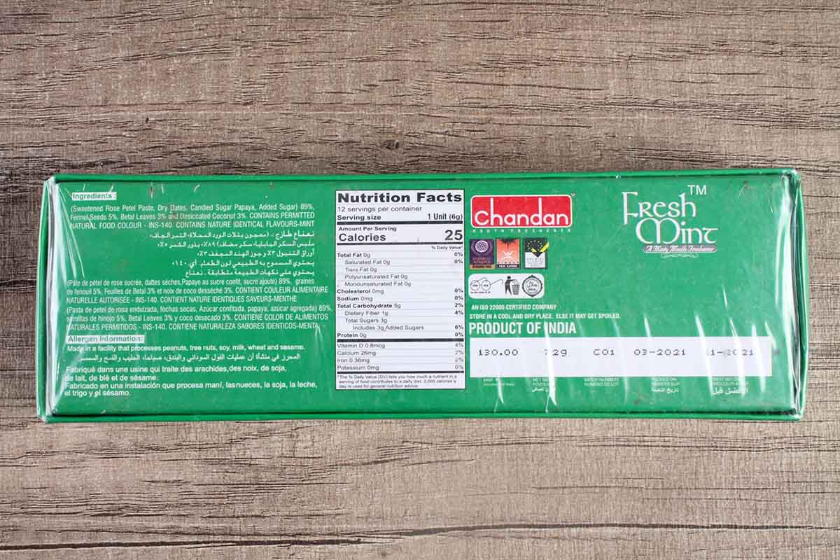 Chandan Fresh Mint 12 Unit 72 Gm