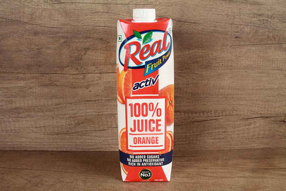 Real Active 100% Orange Juice No Added Sugar 1Ltr