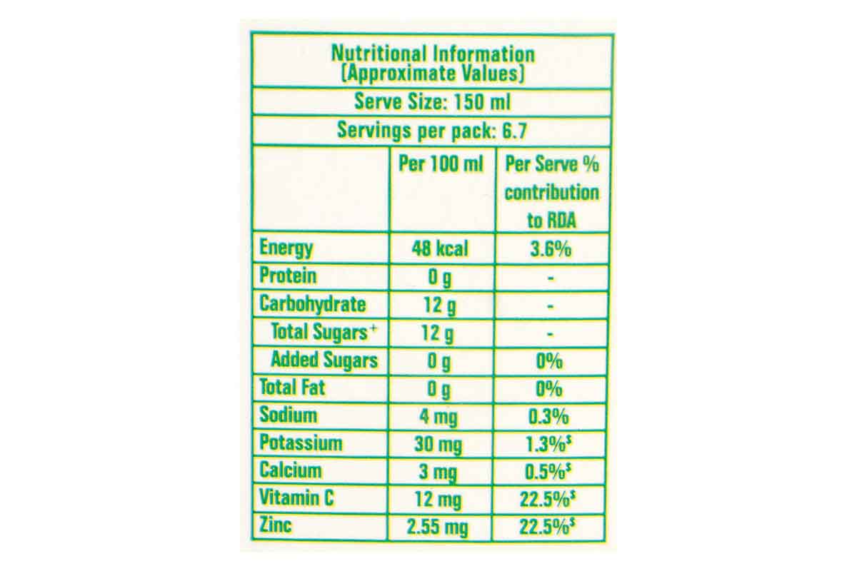 Real Activ Boost Immunity Cucumber Spinach Juice 1 Ltr