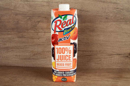 Real Active 100% Mix Fruit Juice No Added Sugar 1 Ltr