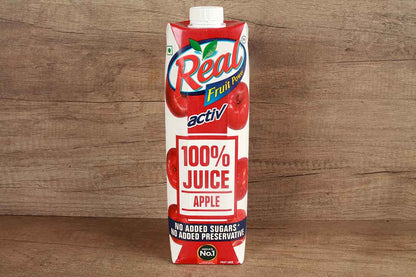 Real Active 100% Apple Juice No Added Sugar 1 Ltr