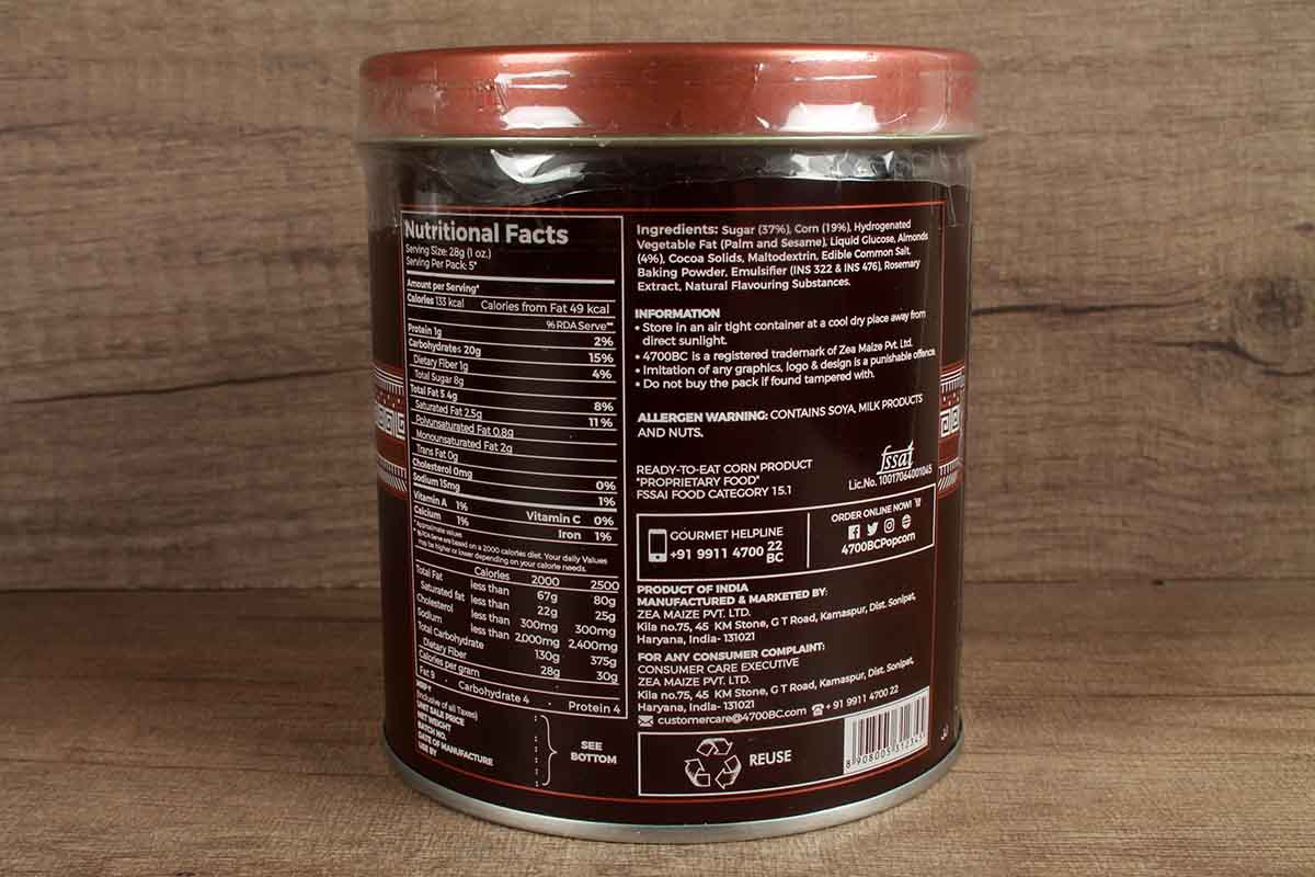 Pvr Nutty Tuxedo Chocolate Popcorn 150 Gm