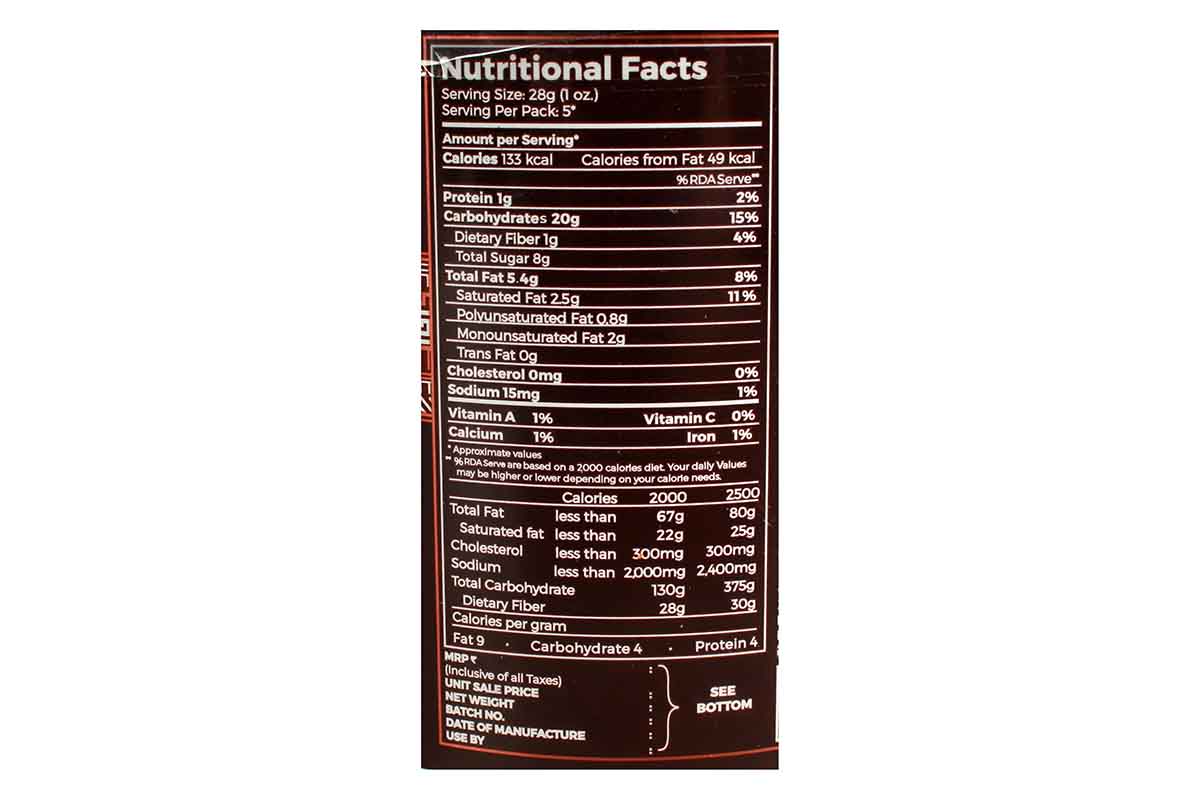 Pvr Nutty Tuxedo Chocolate Popcorn 150 Gm