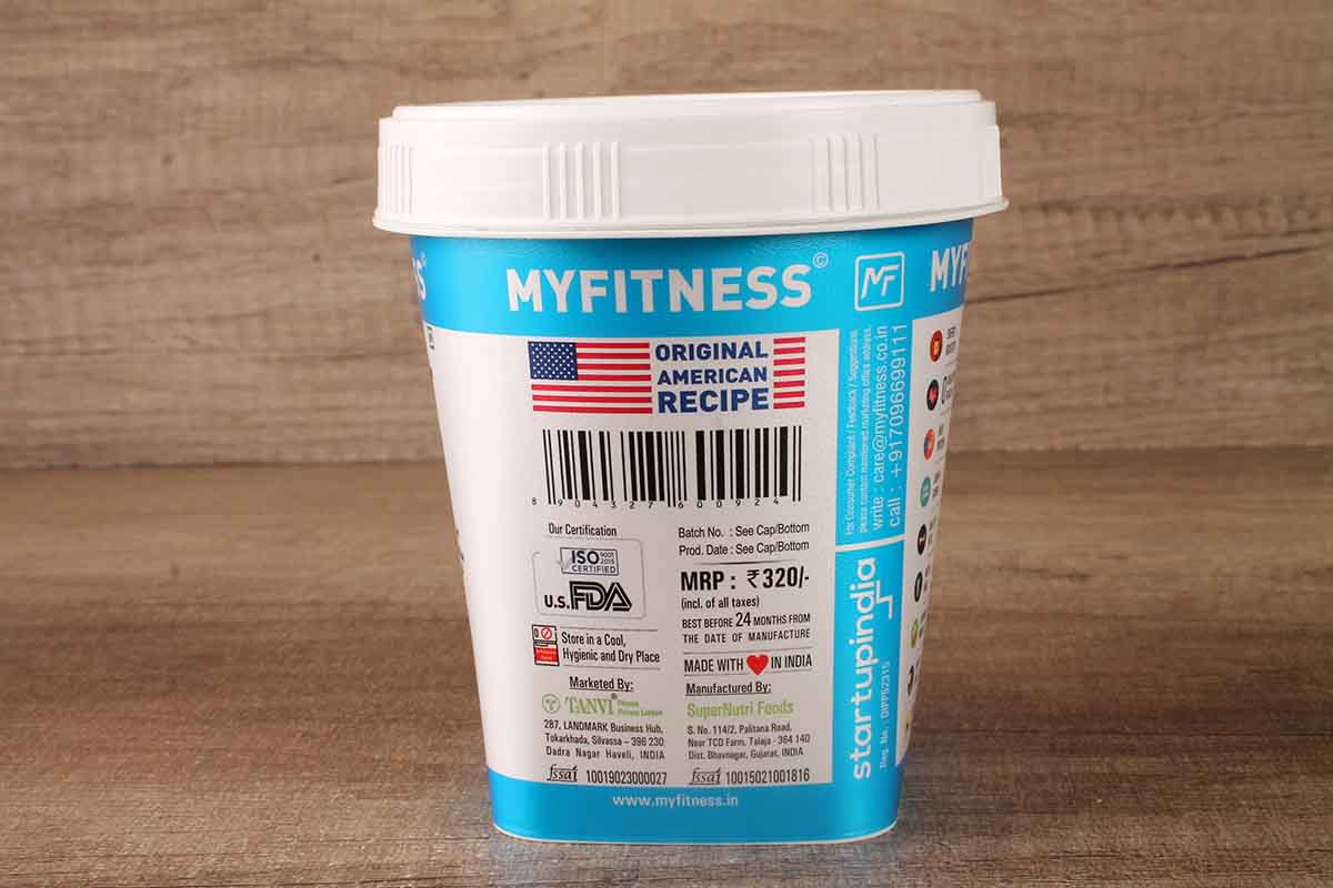 Myfitness Chocolate Peanut Butter Crunchy 510 Gm